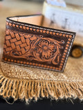 Tooled Money Clip Wallet