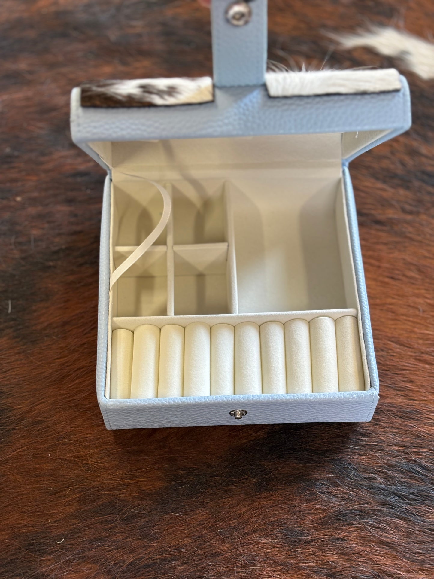 Large Cowhide Jewelry Case