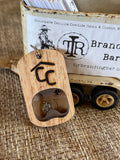 Wood Bottle Opener Key Chain